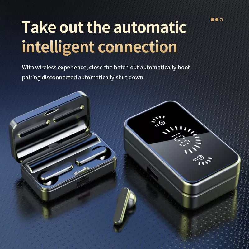 S20 Mini Bluetooth 5.3 Music In-ear Headset Wireless Earphone HiFi Sound Sports Headphone with Digital Display Charging Case S20 Mini Bluetooth 5.3 Music In-ear Headset Wireless Earphone HiFi Sound Sports Headphone with Digital Display Charging Case